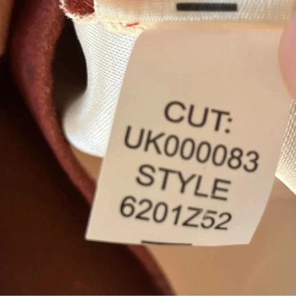 NWT Max Studio Abstract Red & Orange Shift Dress US Size 12 - Picture 8 of 8